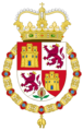 Lesser Royal Coat of Arms of Spain (c.1668-1700)
