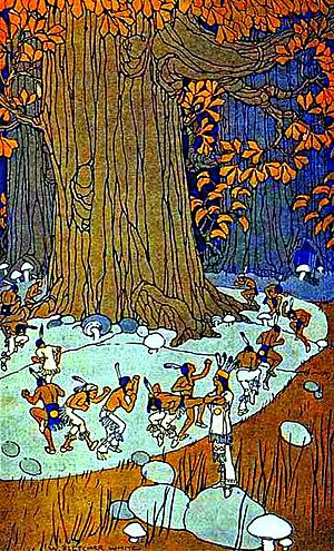 Little people from Stories Iroquois Tell Their Children by Mabel Powers 1917