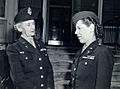 Maj Maude Davison and Lt Eunice Young