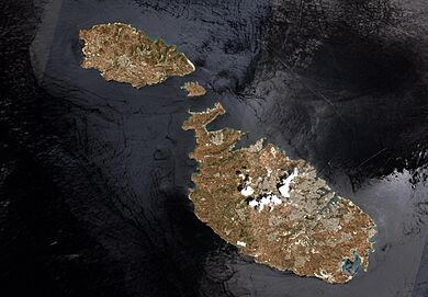 Malta from space via laser ESA378503