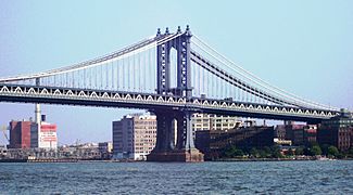 Manhattan Bridge from Esplanade