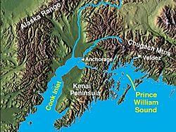 Map Prince-William-Sound AK