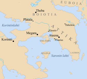 Map of Attika