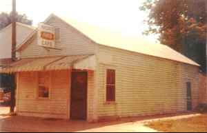 Masso's Cafe in Loreauville, Louisiana, USA. Circa 1975 (Date approximate)