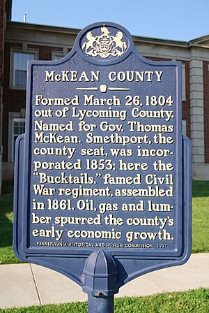 McKean County marker