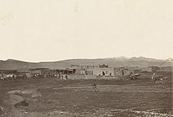 The Mexican town of Cubero, ca. 1867