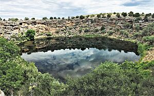 Montezuma Well crop