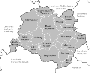 Municipalities in DAH
