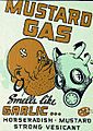 Mustard gas ww2 poster