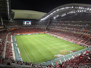 Nagoya Grampus game in Toyota Stadium 100814