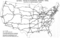 National Highway Program - National System of Interstate Highways - Rural Status of Improvement, 1965