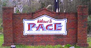 Pace Welcome Sign