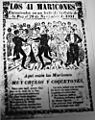 Posada, José Guadalupe (1852-1913) Los 41 maricones