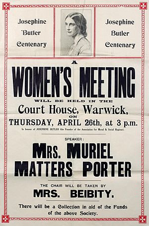 Poster - Josephine Butler Centenary. A Women's Meeting will be held, 1928. (22501614397)