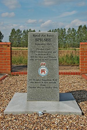 RAF Spilsby Memorial Front