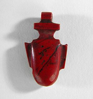 Red jasper amulet HARGM7392