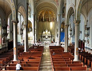 Saint Mary Catholic Church (Dayton, Ohio) - nave, view from the loft