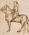 Sketch of Emperor John VIII Palaeologus