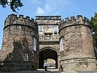 Skipton Castle main gate, 2007