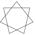 Star polygon 7-2