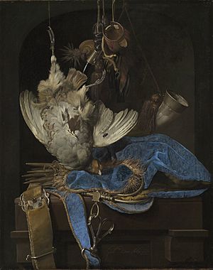 Still-Life with Hunting Equipment and Dead Birds - Willem van Aelst - Google Cultural Institute