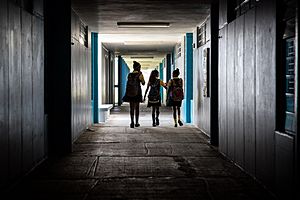 Students at Belen Blanco De Zequeira, Loiza, Puerto Rico