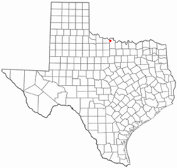 Location of Dean, Texas
