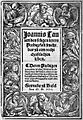Tauler Predig 1522 Titel von Holbein