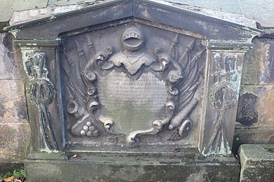 The grave of Gen Sir Archibald Campbell, St Johns, Edinburgh