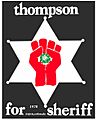 Thompson for 1970 Aspen, Colorado Sheriff poster
