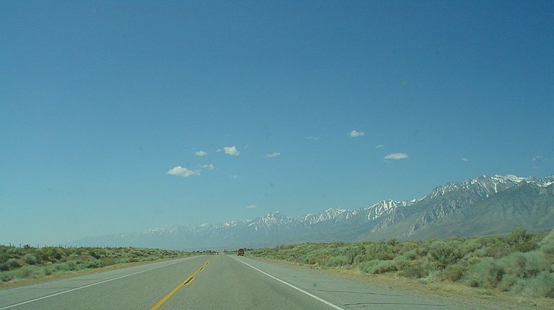 US395 near lone pine ca