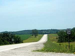 US 34, Montgomery County, Iowa