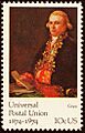 Universal Postal Union stamp 10c 1974 issue
