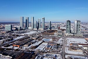 Vaughan Metropolitan Centre aerial view 2022