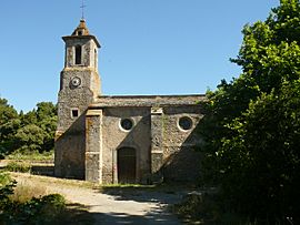 The church in Villarzel-Cabardès