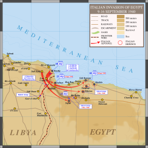 WWII - Italian invasion of Egypt 1940