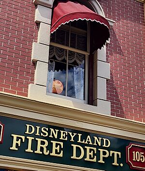Walt Disney's apartment window in Disneyland