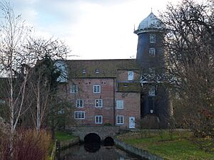 Water mill and mill tower, Burnham Overy Town (geograph 3763752)