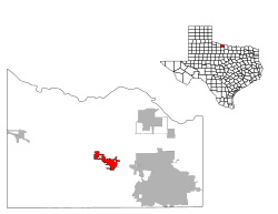 Location of Iowa Park, Texas