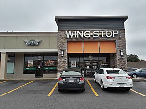 Wingstop storefront, Springfield, Virginia