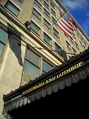 Woodward & Lothrop sign - Washington, DC