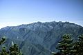 Yu shan range as seen from Shin Kang mountain (Summer 2005)