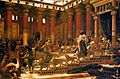 'The Visit of the Queen of Sheba to King Solomon', oil on canvas painting by Edward Poynter, 1890, Art Gallery of New South Wales