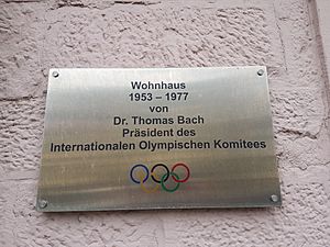 2017-03-06 Wohnhaus von Thomas Bach von 1953 bis 1977 am Sonnenplatz in Tauberbischofsheim - 2