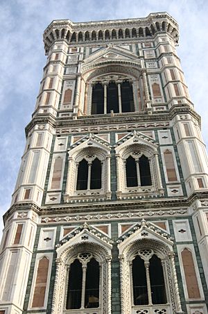 5303 - Firenze - Campanile di Giotto - Foto Giovanni Dall'Orto, 27-Jan-2008