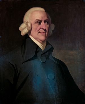 Portrait of Adam Smith by an unknown artist