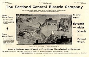 Advertisement for the Portland General Electric