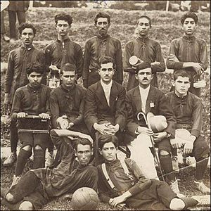 Afghanistan national football team in 1920s - in Kabul, Afghanistan