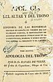 Apologia del altar