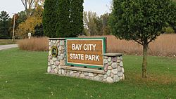 Bay City State Park entrance
